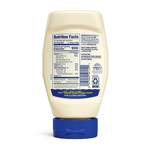 Image of Blue Plate Real Mayonnaise, 12 Fl Oz Squeeze Bottle (Pack of 1)