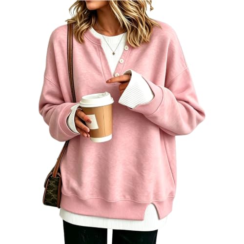 V Neck Sweatshirt Women Crewneck Leopard Layered Sweatshirt Fall