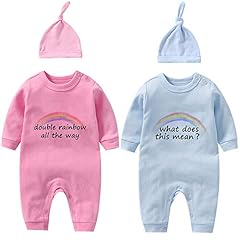 Pink Blue Double Rainbow