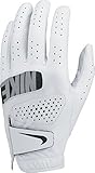 Nike Herren Tour Golfhandschuh (Links Regulär), White/Black/White, M