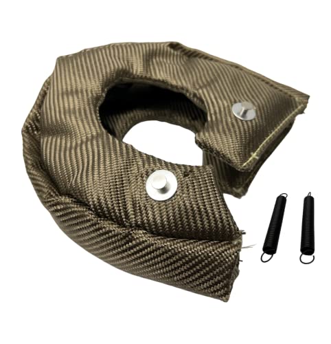 T4 Titanium Turbo Blanket Heat Shield charger Cover Wrap for