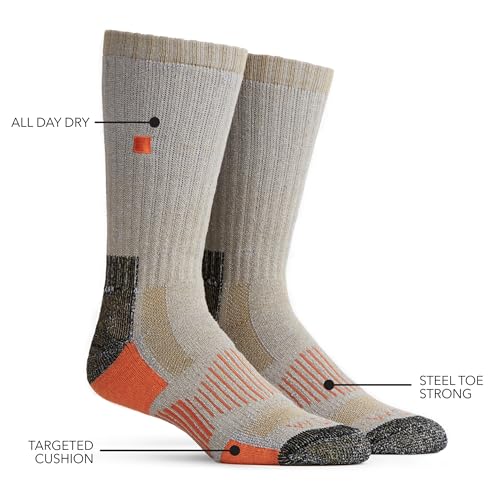 WORN Heavy-Duty Work Boot Socks - Full-Cushion Performance Merino, Moisture-Wicking, Durable, Work, Chore or Outdoor4