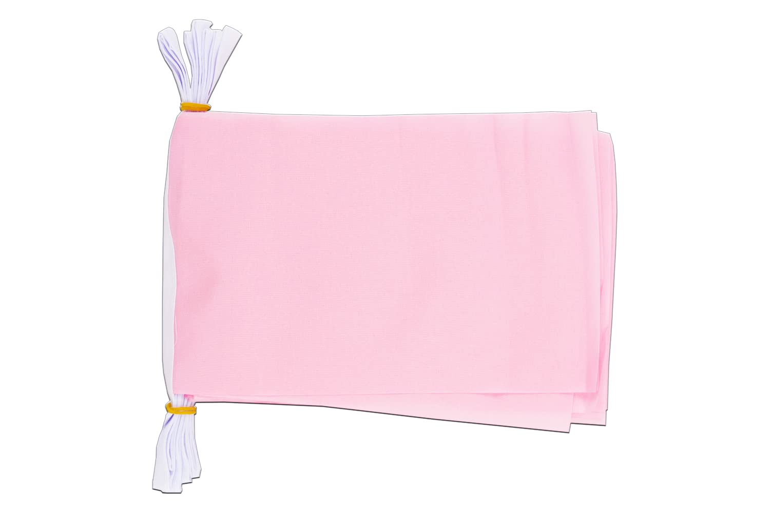 Guirlande drapeau rose 45x30 fanion polyester pour décoration extérieure - 4