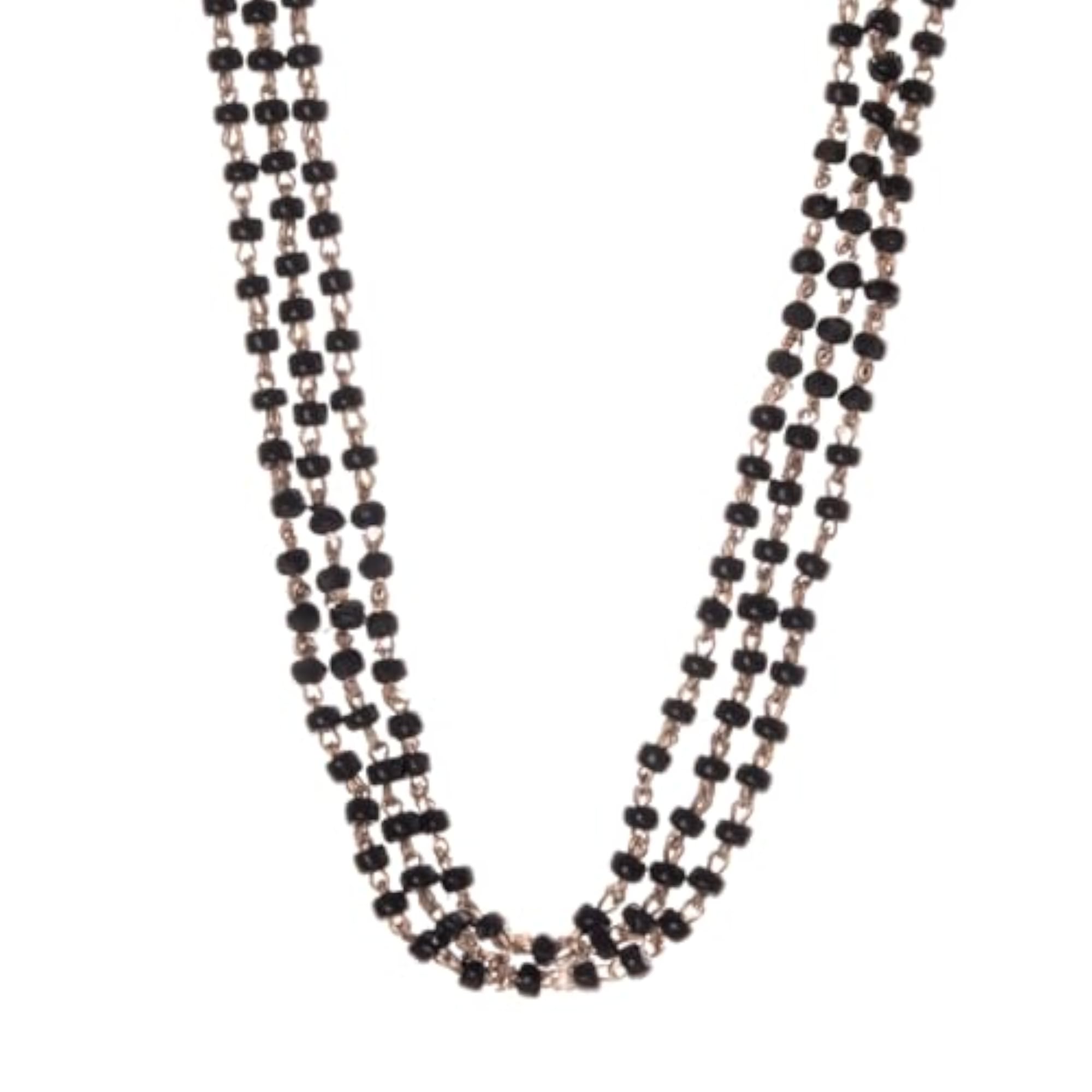 92.5 Silver Three Layer Mangalsutra for Women