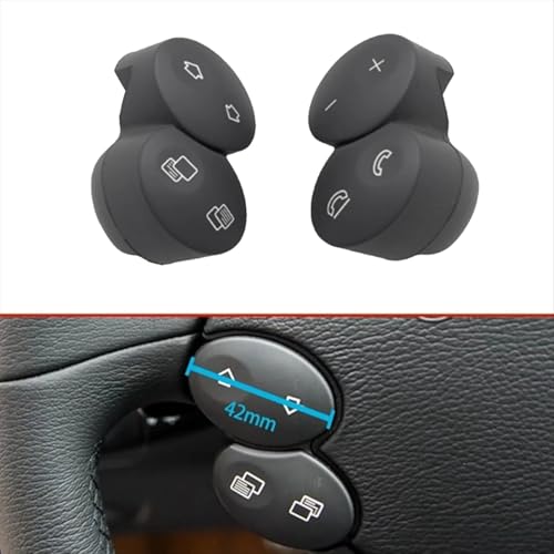Volant commutation bouton compatible avec Benz CLK W209 commande multifonctions
