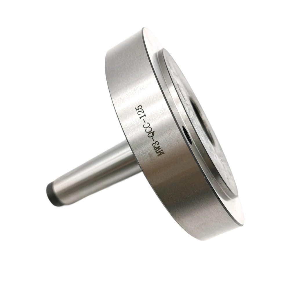 Adaptateur mandrin K11-125 avec tige conique MT3-125 et plaque de bride pour broche de tour à métaux