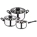 San Ignacio SG-8050 - Batería de Cocina, Acero Inoxidable, Plateado, 3 cuerpos