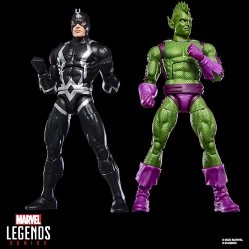Marvel Legends Series Inhumans Black Bolt & Triton Two-Pack, 2 Fantastic Four Comics-Inspired Collectible 6-Inch Scale Action Figures - image 4