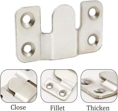 Boucle de suspension en acier inoxydable avec support encastré durable - 4