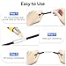 4 Pack HSe-211 Heat Shrink Label Replacement for Brother P-Touch Heat Shrink Tubing Label HSe211 5.8mm Black on White Heat Shrinktubes Compatible with Brother PTD450 PT-D400 PT-D600 PT-E300 PT-E500