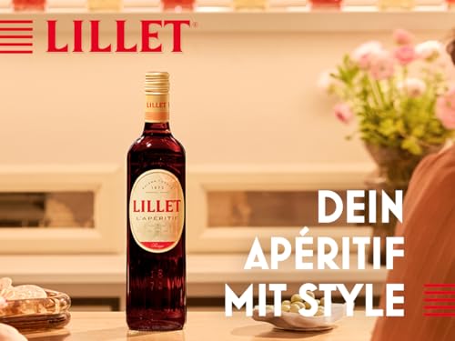 Lillet Rouge – Französischer Weinaperitif mit Noten frischer Orange, Waldbeeren und Vanille – 1 x 0,75 l