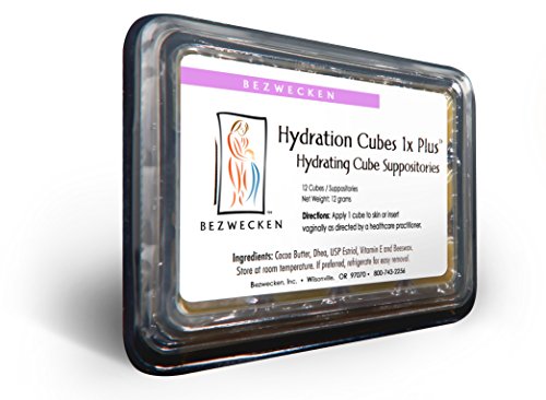 Bezwecken – Hydration Cubes 1x Plus DHEA – 12 Cube Suppositories | Professionally Formulated to Alleviate Vaginal Dryness in Menopausal Women | Safe, Natural & Paraben Free