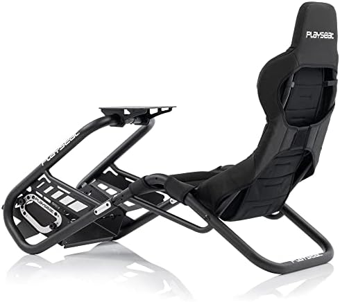 PLAYSEAT Trophy Sim Racing Cockpit | High Performance Racing Simulator Cockpit | Supports Direct Drive | Compatible with All Steering Wheels & Pedals on the Market | Supports PC & Console | Black - 4