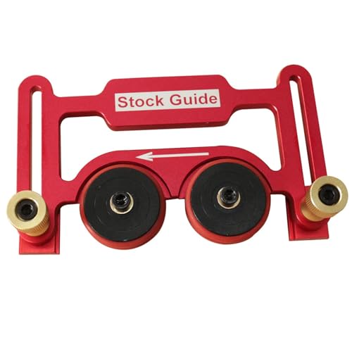 Alimentateur de Presse pour Scie Circulaire à Table, Alimentateur de Presse en Alliage D'aluminium à Double Roulement avec Roues en Polyuréthane, Direction Unidirectionnelle,