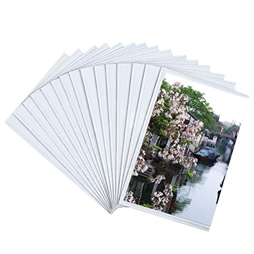 BUYGOO 15 Pack Magnetic Picture Frame with Clear Pocket, 4 x 6 Inches Refrigerator Photo Holder, Photo Pocket Frames for Fridge Great for Displaying Family Photo, White