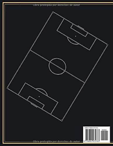 Miniatura 2 de Cuaderno Para Entrenadores De Fútbol Libreta Táctica de Fútbol. Tamaño Grande. Accesorio para Entrenadores Con Todo lo Necesario para Planificar un