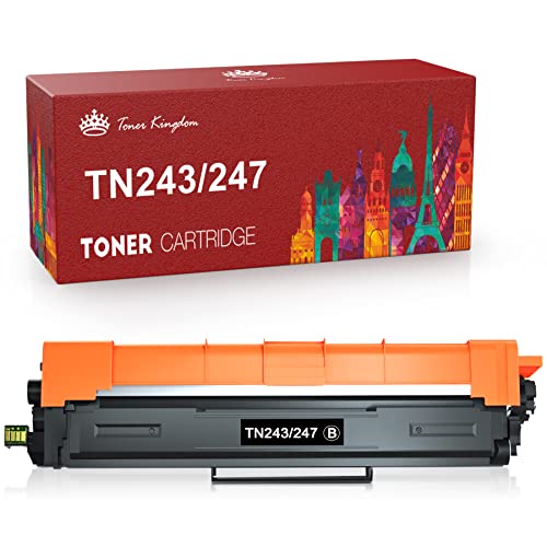 Toner Kingdom Kompatibel Brother TN-247BK Brother TN247 BK TN-243BK Toner Brother MFC L3750CDW Schwarz DCP-L3550CDW MFC-L3750CDW MFC-L3770CDW HL-L3230CDW DCP-L3510CDW HL-L3210CW MFC-L3730CDN (1 BK)