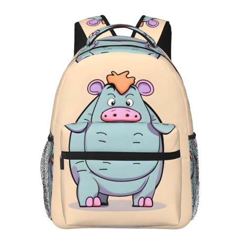Mochila para laptop impermeable EdWal que soluciona la lluvia y las manchas con diseño divertido