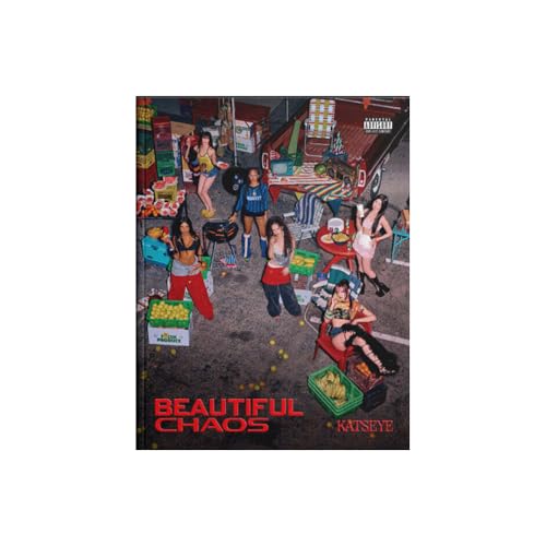 Image of KATSEYE [BEAUTIFUL CHAOS 2nd EP Album](BEAUTIFUL ver.) + 3 Extra Photocards Set