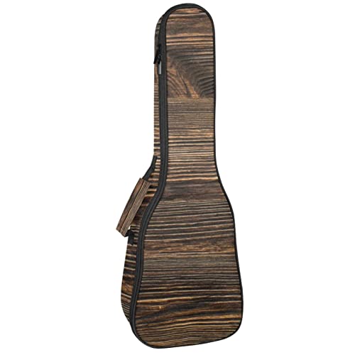 Housse pour ukulélé vintage en bois marron de 10 mm d’épaisseur avec rembourrage en éponge de 53,3 cm avec sangles… - Les Beatles, Paul McCartney, John Lennon, RIngo Starr, George Harrison Housse pour ukulélé vintage en bois marron de 10 mm d'épaisseur avec rembourrage en éponge de 53,3 cm avec sangles…