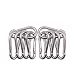 10 Pack Spring Snap Hook Carabiner Galvanized Steel Clip Keychain