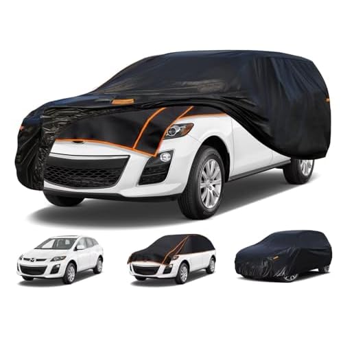 Kayme Hail Protector Car Cover Custom Fit for Ford Bronco 4 Door SUV, Anti Hail Blanket with Multilayer Thickened Design, Hail Proof & All Weather Outdoor Waterproof Full Car Cover for Hail