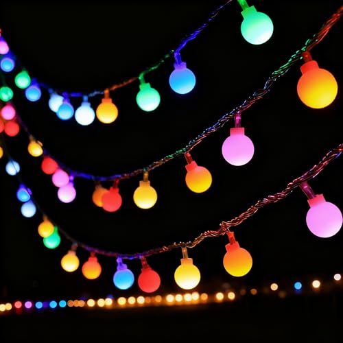 USB LED Lichterkette,6M 40LED Bunte Kugeln Lichterketten,Lichterkette...