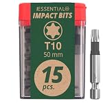 Wiha – Wiha Essential Impact Bit-Box 15-tlg. I Bit Set lang T 10, 5