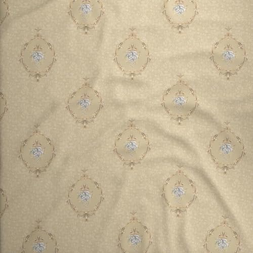 Image of BOUTIQUE LIVING Platinum Pulse Monticello 100% Cotton 800 TC Brown Floral King Bedding Set