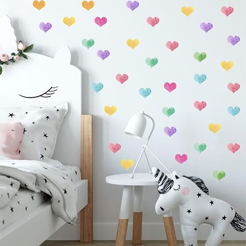Vinilo Decorativo Corazón Arcoíris para Pared