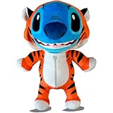 Simba Peluche Stitch Déguisement Rajah, 25 cm, Tigre d'Aladdin. Licence Disney 100% Originale, Convient à Tous Les âges (6315877203)