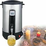 Fácil de usar y seguro: La máquina cuenta con marcas de medición que permiten determinar fácilmente la cantidad de líquido. Al comenzar el calentamiento, se enciende una luz roja. Una vez alcanzada la temperatura establecida, la luz se apaga y una luz verde indica que la cera está completamente cocida.