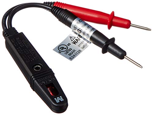 Image of Morris Products Circuit Tester - 80-500 Volts AC /DC - Economy Twin Lead Tester - for Testing Switches, Outlets, Electrical Devices - Blister Packed - cULus Listed - 3-Pack