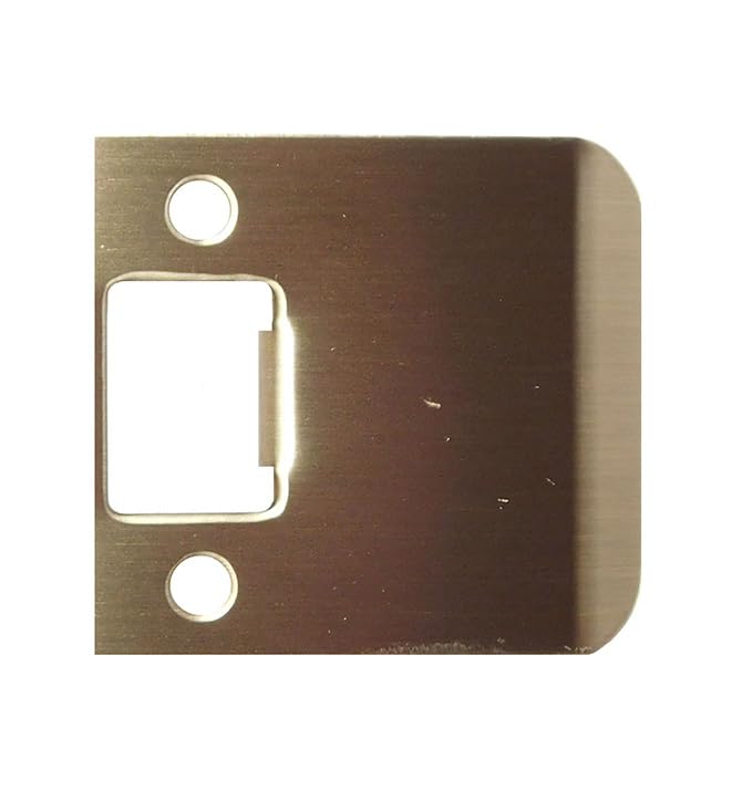 Don-Jo EL 104 18 Gauge Extended Lip Strike, Blackened Satin Brass Plated, 4