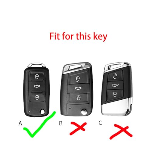 Funda de llave para VW Polo Tiguan Jetta y Skoda Octavia protectora 4