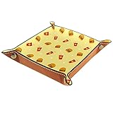 Die Würfelablage hat zwei Größen: 11,5 x 11,5 cm, 14,5 x 14,5 cm, und die Höhe beträgt 3 cm
