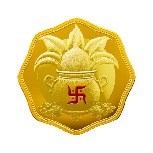 Image of MMTC PAMP 24K (999.9+) Shubh Aarambh Gold Coin 5g Gold Coin