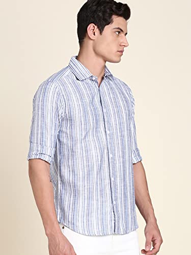 Image of Dennis Lingo Men Cotton Slim Fit Casual Shirt