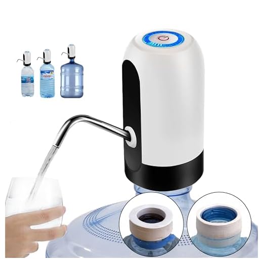 MIRTIKA Dispensador de Agua para garrafas con Adaptador para Botellas de Agua comerciales. Grifos para Botellas de Agua Mineral. Dispensadores de Agua para bidones, Bomba eléctrica Agua