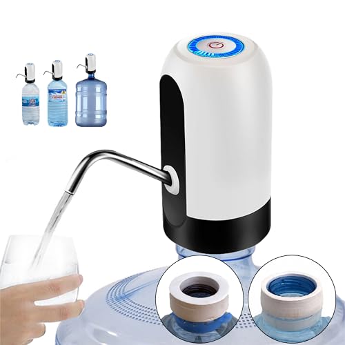 MIRTIKA Dispensador de Agua para garrafas con Adaptador para Botellas de Agua comerciales. Grifos para Botellas de Agua Mineral. Dispensadores de Agua para bidones, Bomba eléctrica Agua
