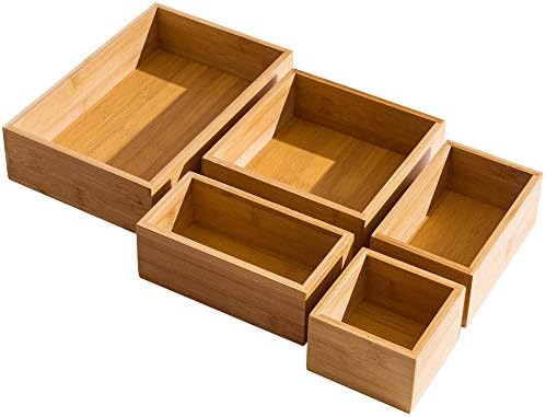 100% Natural Bamboo Pen Holder, Premium Stationery Solid Desktop Organizer, 7 Slots Mobile Phone Stand Desk Organizer for Office, School, and Kitchen