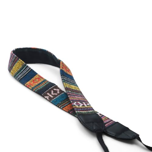 Image of Nocs Provisions Woven Tapestry Strap, Binocular & Camera Reinforced Universal Wide Shoulder & Neck Strap for Men & Women