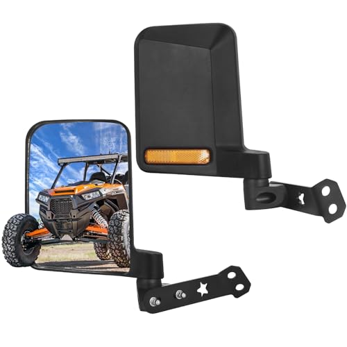 Omgro Large Side Mirrors for Polaris General 1000/4 1000/ XP 1000/ XP 4 1000 2016-2024 Accessories