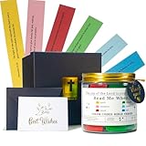 Bible Verse Jar(KJV),Read Me When Bible Verses Jar(120pcs),Easter Gifts for kids,Christian Gifts For Women Men Mom,Jesus God Religious gift,Scripture Prayer Hope