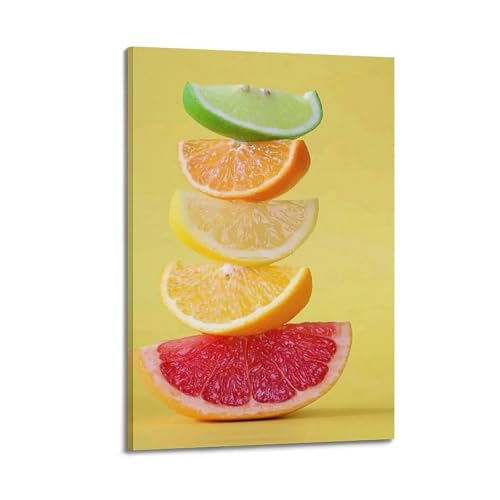 Papier peint artistique agrumes ZHOUKEG pour une décoration de cuisine moderne et lumineuse
