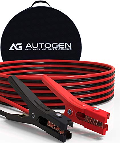 AUTOGEN Heavy Duty Jumper Cables 2 Gauge x 25Ft 800A Booster Cables cables