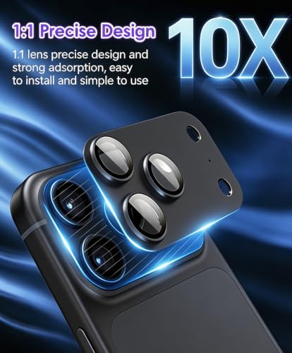 Kanosan for iPhone 18 Pro Max Camera Lens Protector Titanium Black - image 4