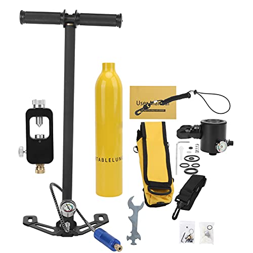 GUOHOQIX Cilindro de Buceo para Principiantes, Equipo de Snorkel portátil, Equipo de respiración Ligero para Adultos, Equipo de Buceo Profesional con Tiempo de inmersión de 5 a 10 (Botella de oxígeno GUOHOQIX Cilindro de Buceo para Principiantes, Equipo de Snorkel portátil, Equipo de respiración Ligero para Adultos, Equipo de Buceo Profesional con Tiempo de inmersión de 5 a 10 (Botella de oxígeno