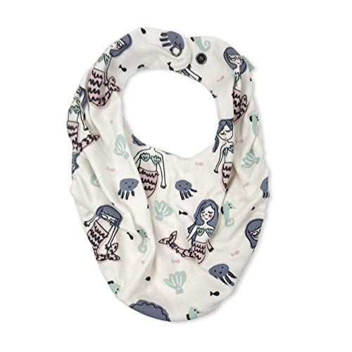 Finn + Emma Organic Cotton Bandana Baby Bib - Mermaids