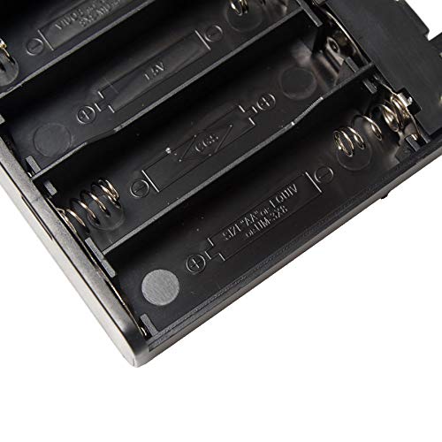 Argerrant 10 stks DC Plug 2.1 * 5.5mm 8* AA Cellen Clip Houder Box Case/Cover Met GEEN Off Switch Draad Leads Batterij… - Afbeelding 3